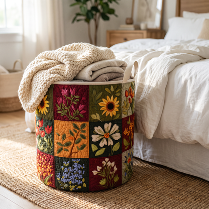 Quilted Laundry Basket - Bloom Shine