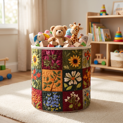 Quilted Laundry Basket - Bloom Shine