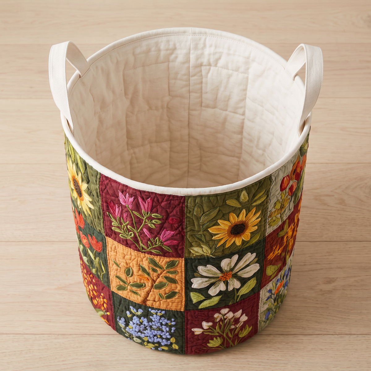 Quilted Laundry Basket - Bloom Shine
