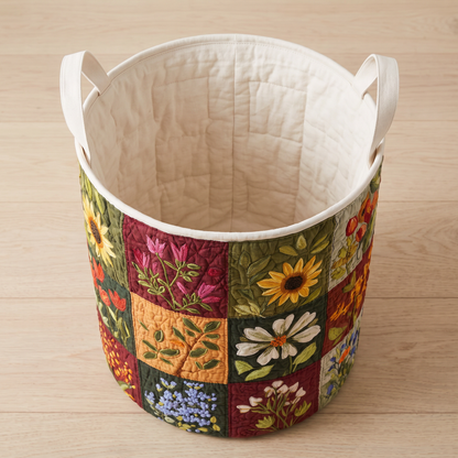 Quilted Laundry Basket - Bloom Shine