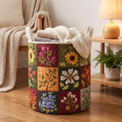 Quilted Laundry Basket - Bloom Shine