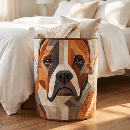 Quilted Laundry Basket - Bold Boxer