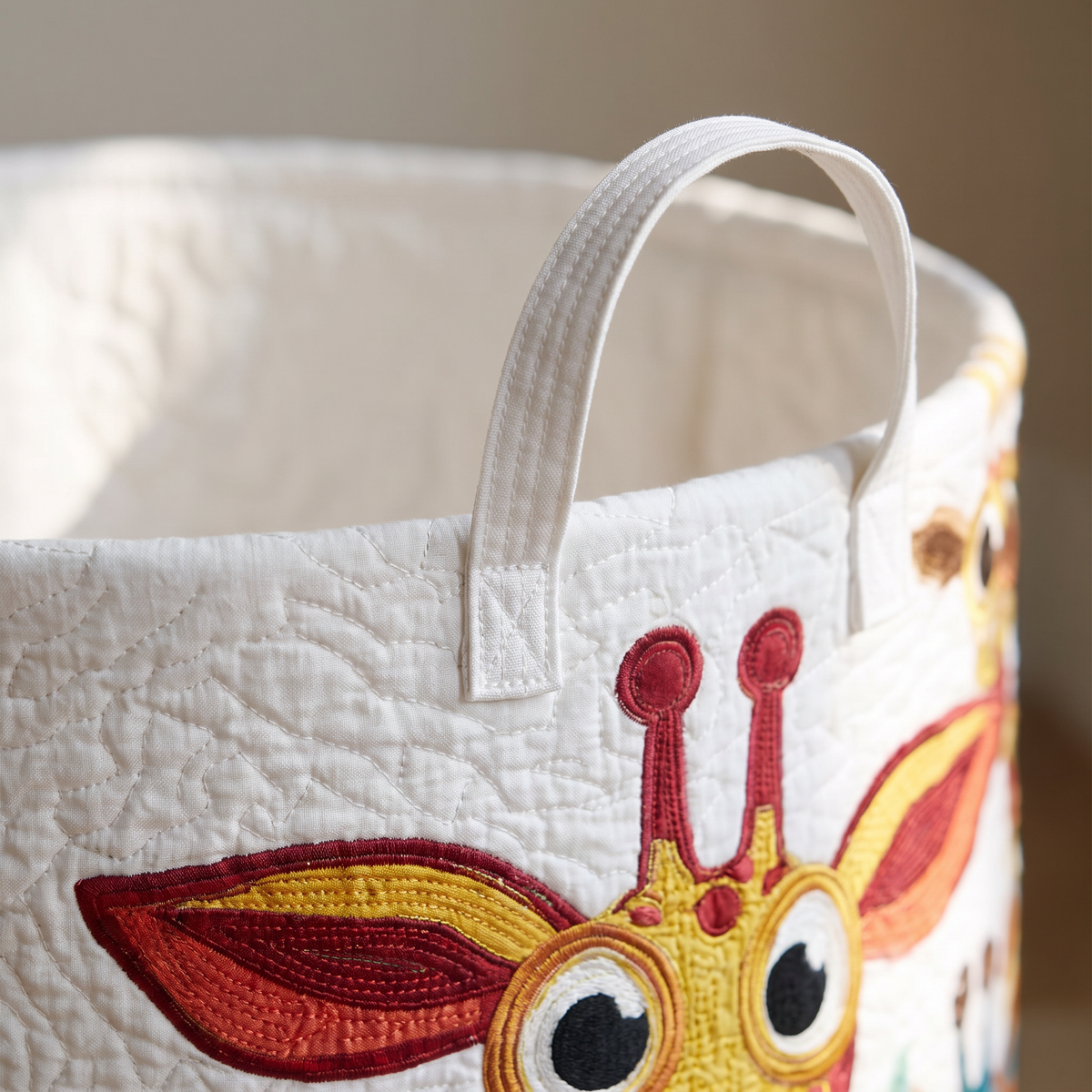 Quilted Laundry Basket - Catch Me If You Can