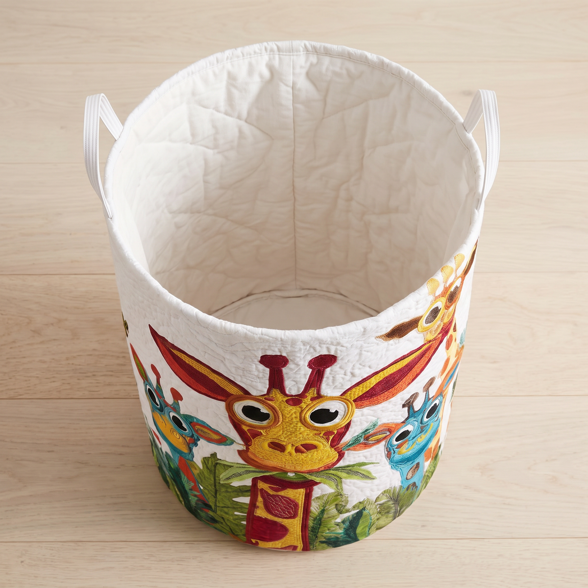 Quilted Laundry Basket - Catch Me If You Can