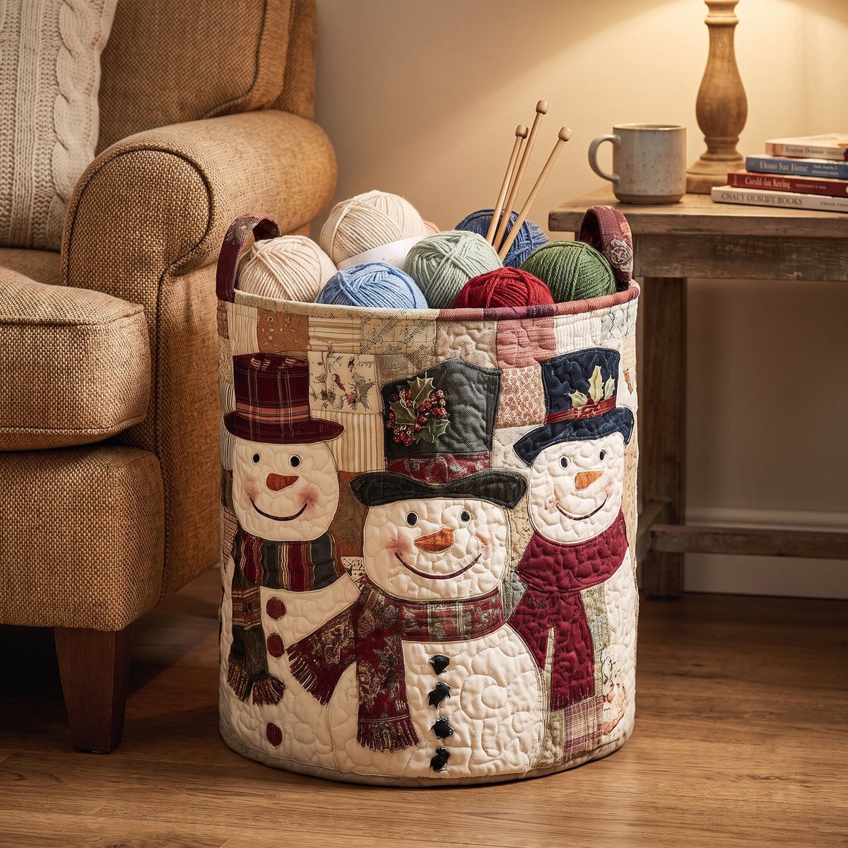 Quilted Laundry Basket - Cheerful Spirit