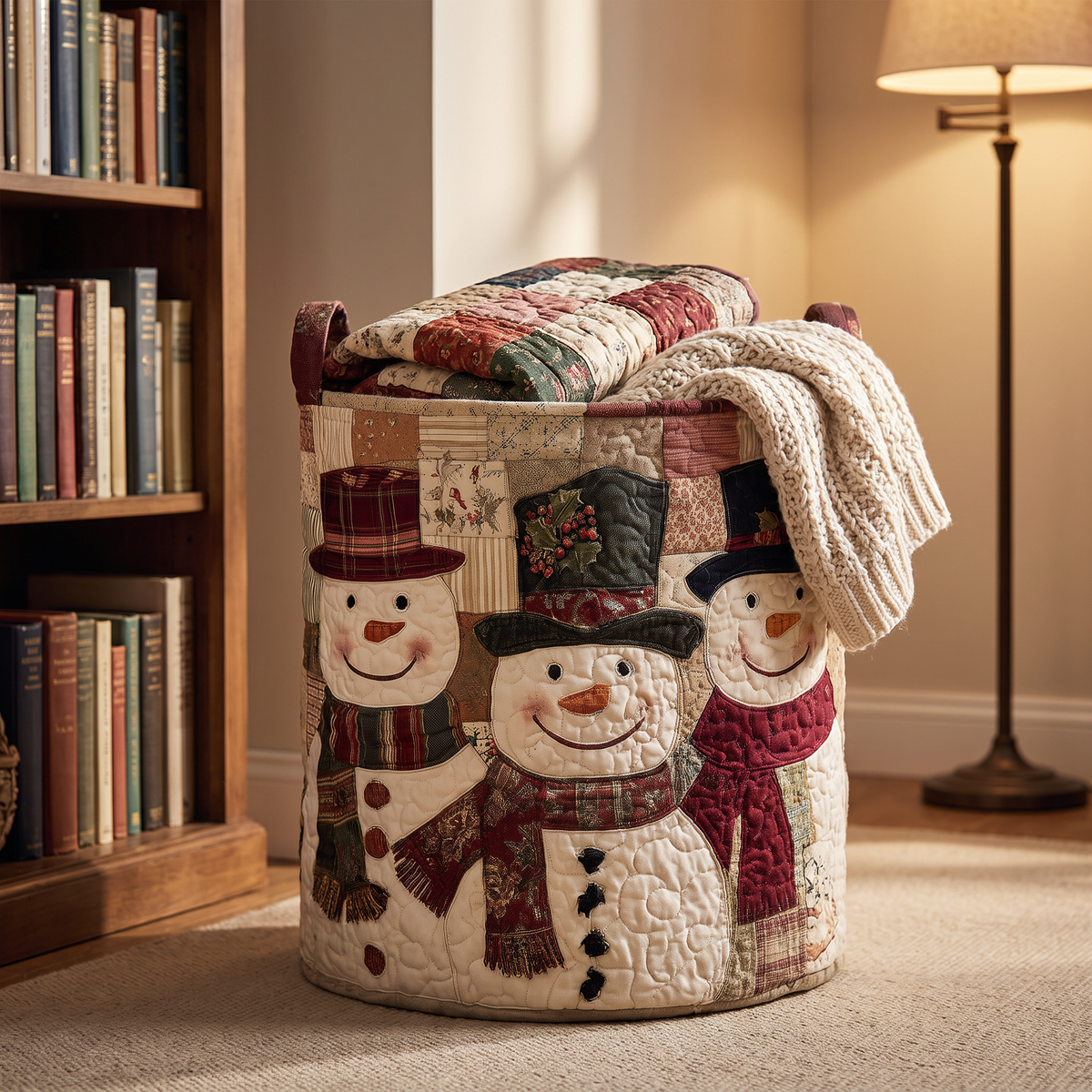 Quilted Laundry Basket - Cheerful Spirit