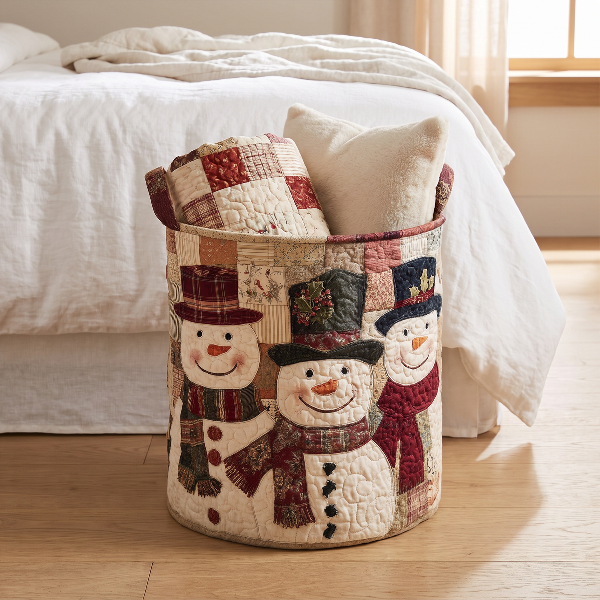 Quilted Laundry Basket - Cheerful Spirit