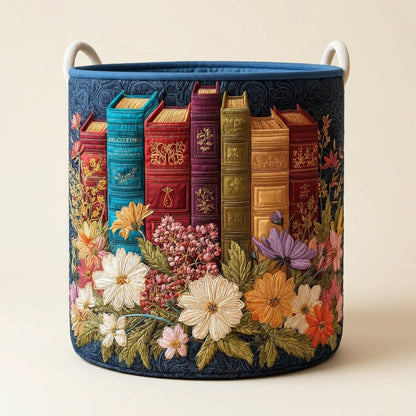 Quilted Laundry Basket - Classic Style, studio photo