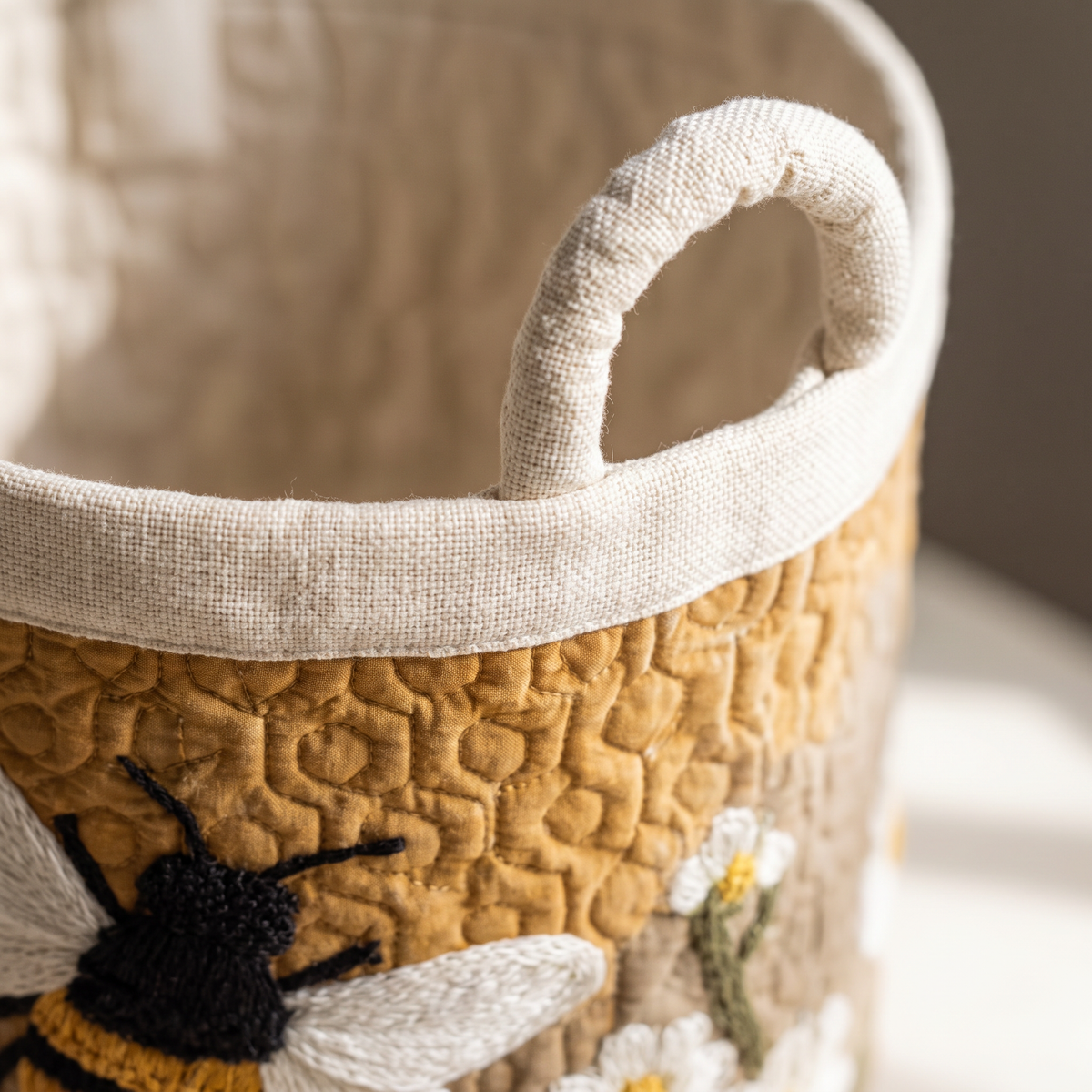 Quilted Laundry Basket - Daisy & Bee