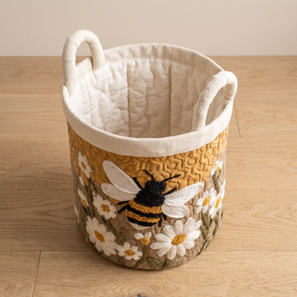 Quilted Laundry Basket - Daisy & Bee