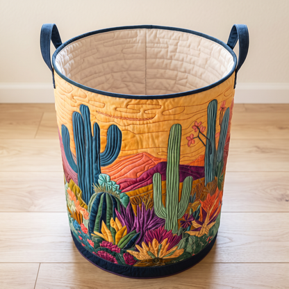 Quilted Laundry Basket - Desert Spirit