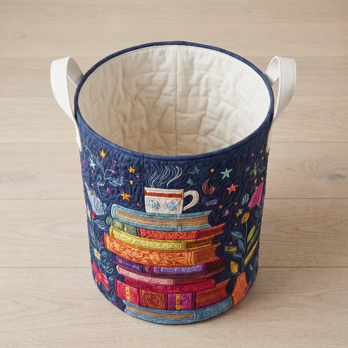 Quilted Laundry Basket - Dreamy Pages