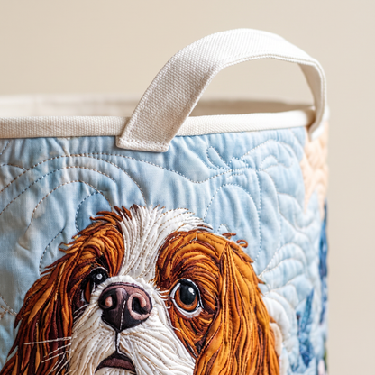 Quilted Laundry Basket - Floral