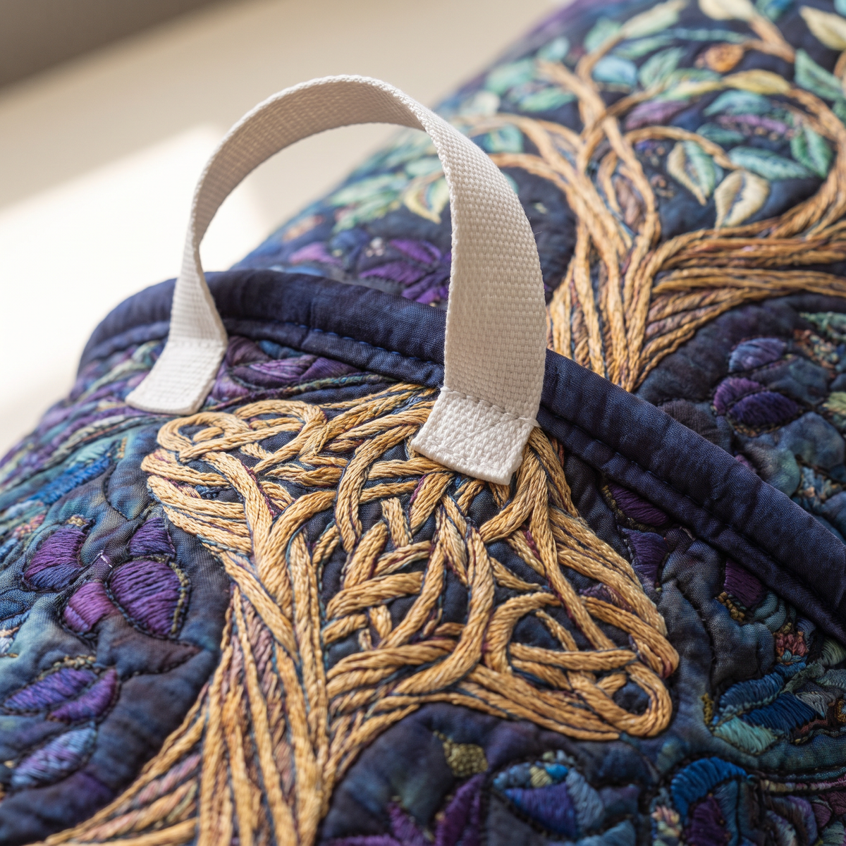 Quilted Laundry Basket - Forest Spirit