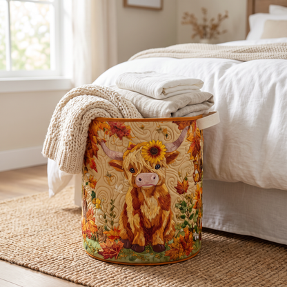 Quilted Laundry Basket - Highland Meadow