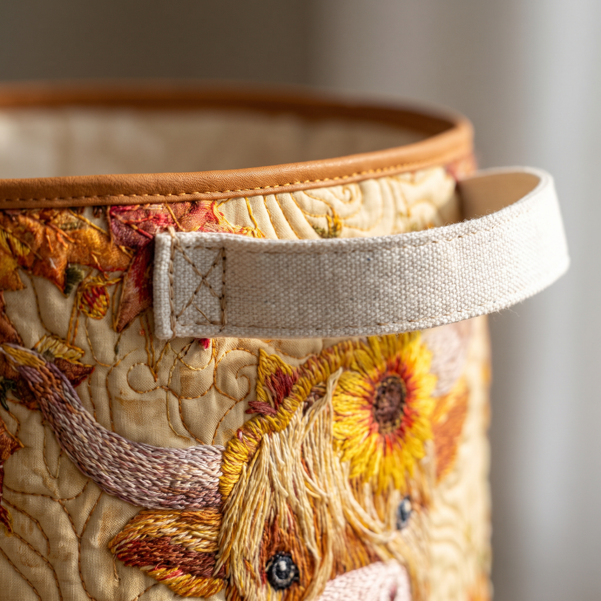 Quilted Laundry Basket - Highland Meadow