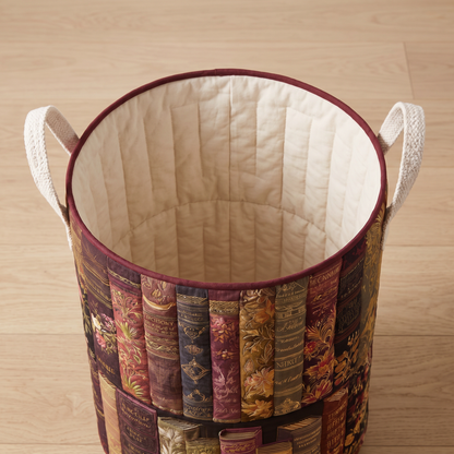 Quilted Laundry Basket - Literary Spirit