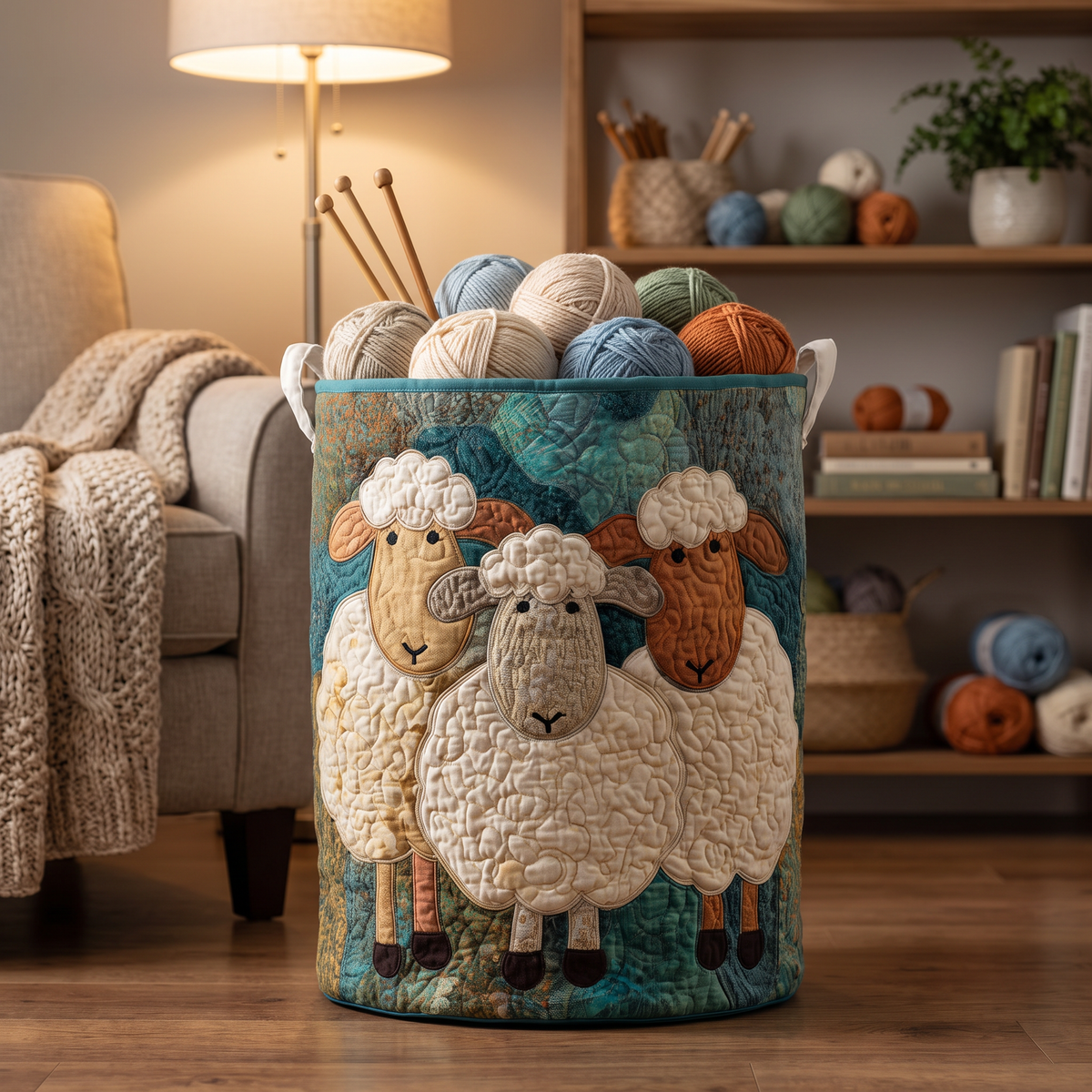 Quilted Laundry Basket - Plush Parade