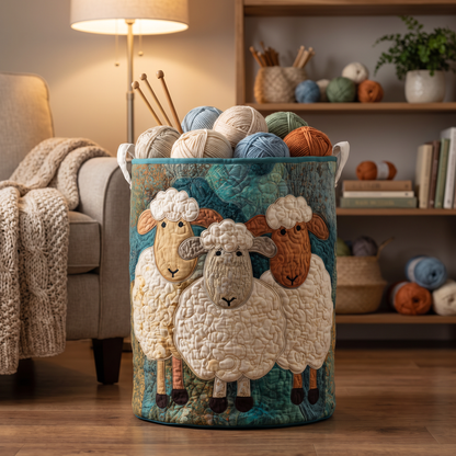 Quilted Laundry Basket - Plush Parade
