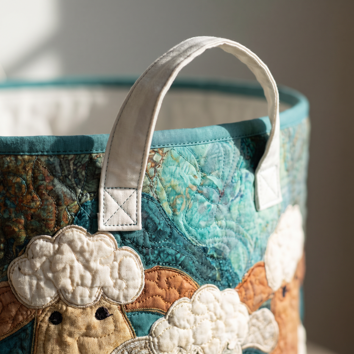 Quilted Laundry Basket - Plush Parade