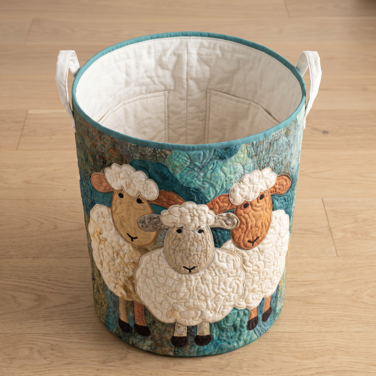 Quilted Laundry Basket - Plush Parade