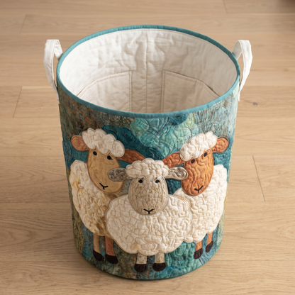 Quilted Laundry Basket - Plush Parade