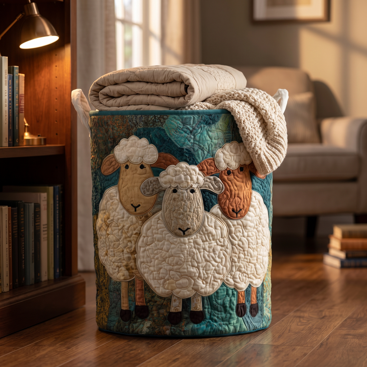 Quilted Laundry Basket - Plush Parade