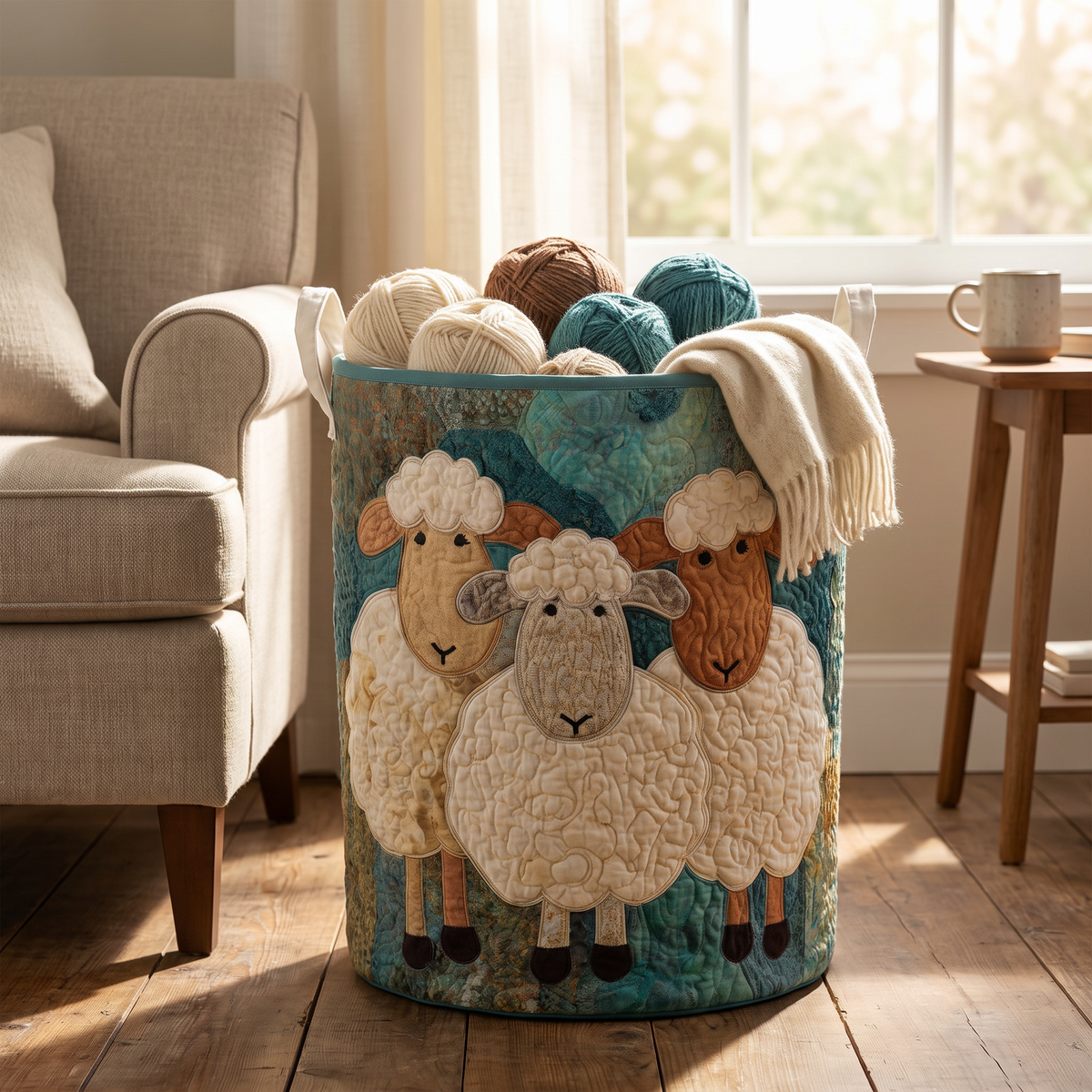 Quilted Laundry Basket - Plush Parade