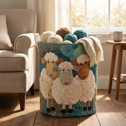 Quilted Laundry Basket - Plush Parade