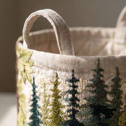 Quilted Laundry Basket - Riverbank