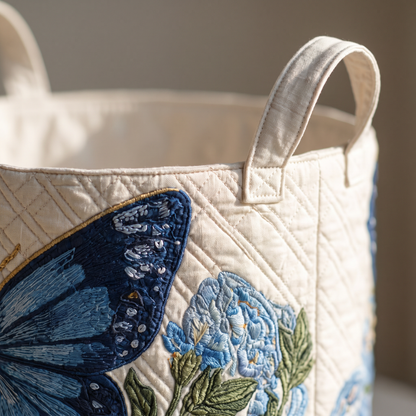 Quilted Laundry Basket - Serene Charm