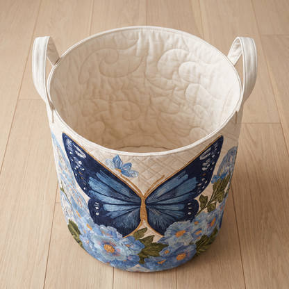 Quilted Laundry Basket - Serene Charm