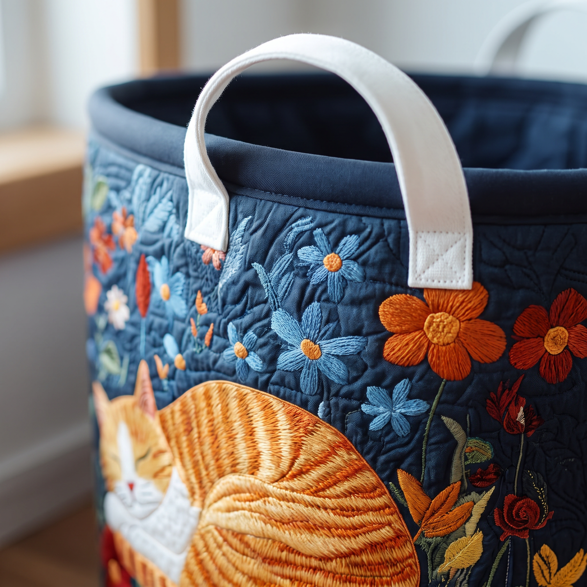 Quilted Laundry Basket - Siesta in the Sun