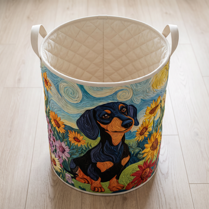 Quilted Laundry Basket - Small Paws, Big Heart