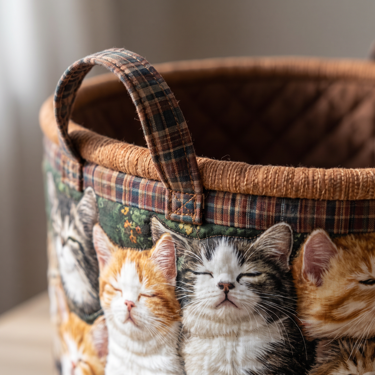 Quilted Laundry Basket - Soft Cocoon