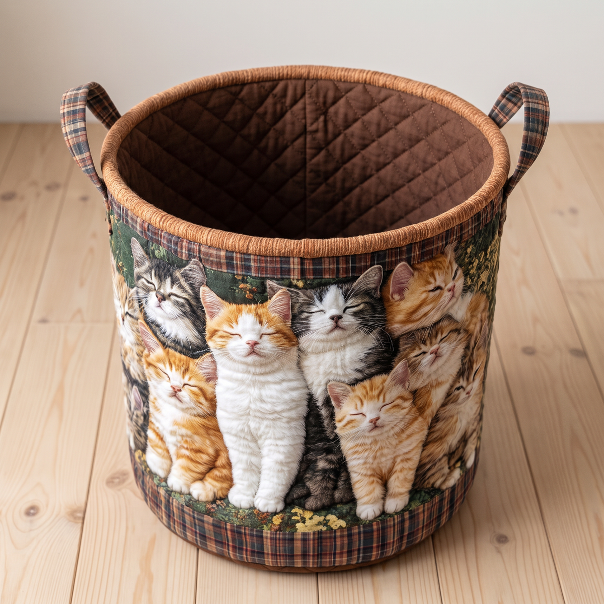 Quilted Laundry Basket - Soft Cocoon