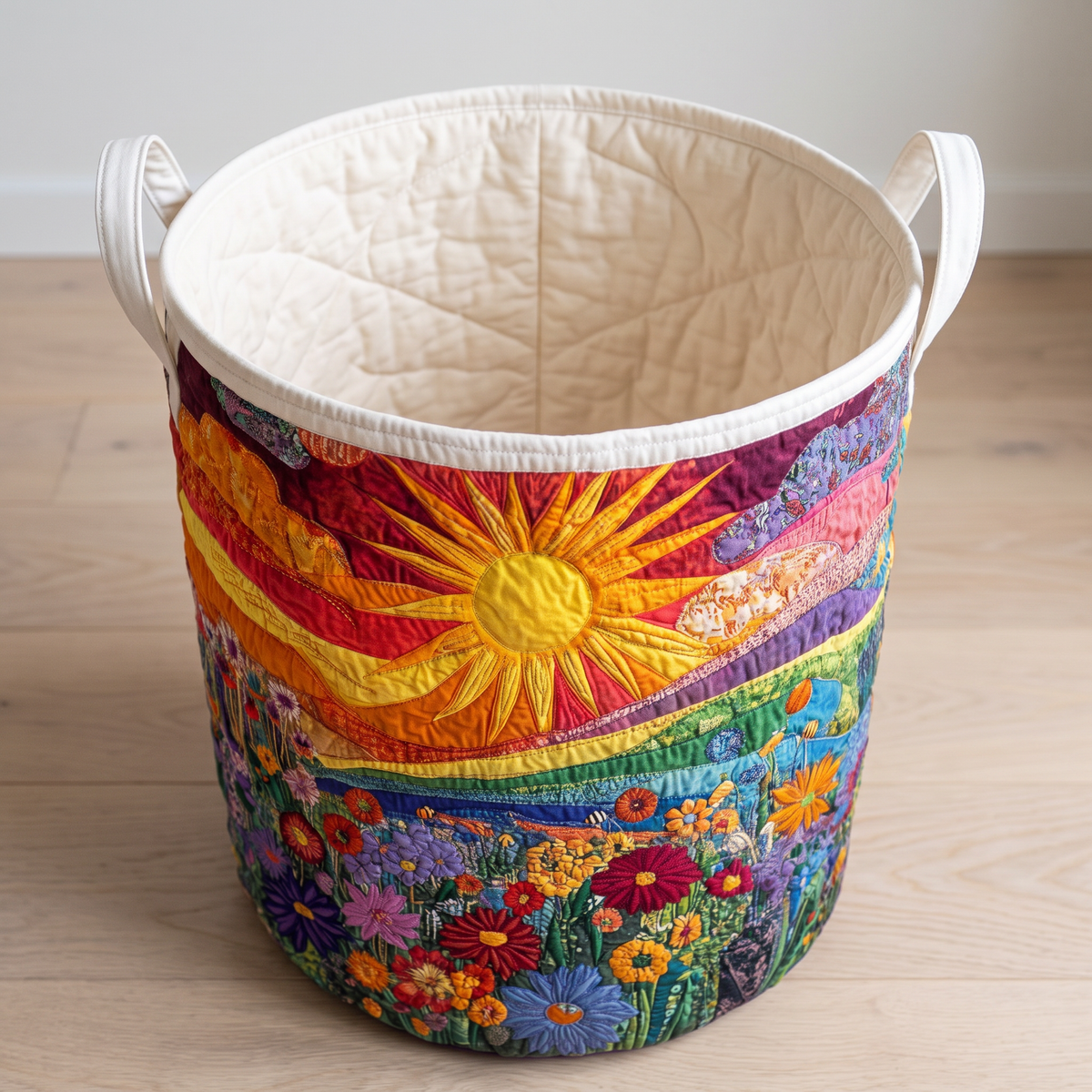 Quilted Laundry Basket - Sunny Indulgence