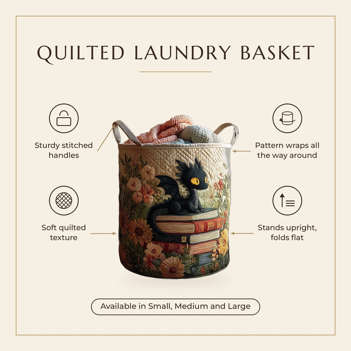 Quilted Laundry Basket - The Guardian features infographic