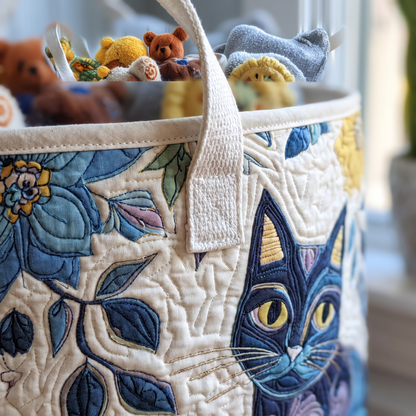 Quilted Laundry Basket - The League of Nine Lives