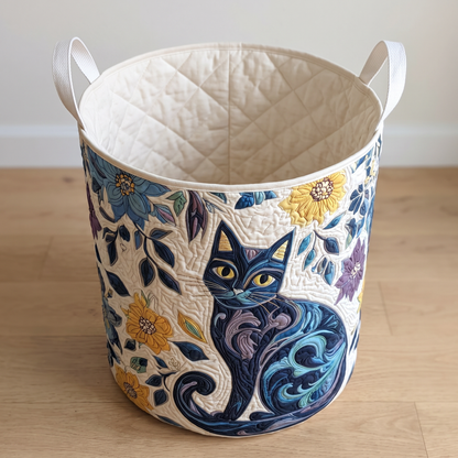 Quilted Laundry Basket - The League of Nine Lives