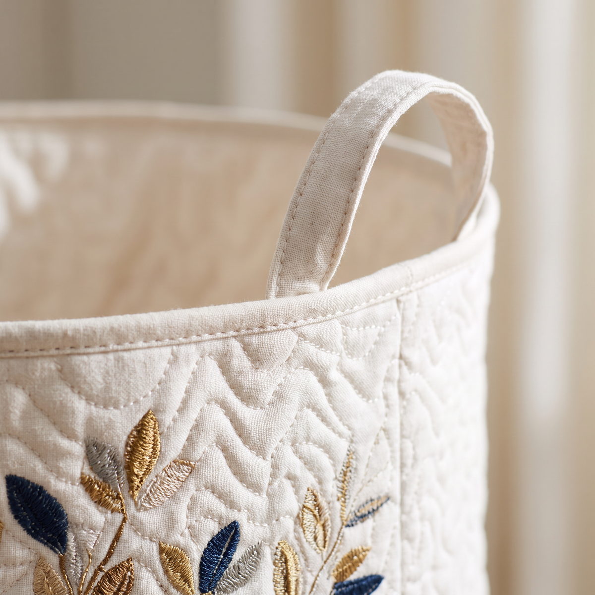 Quilted Laundry Basket - Vital Bloom