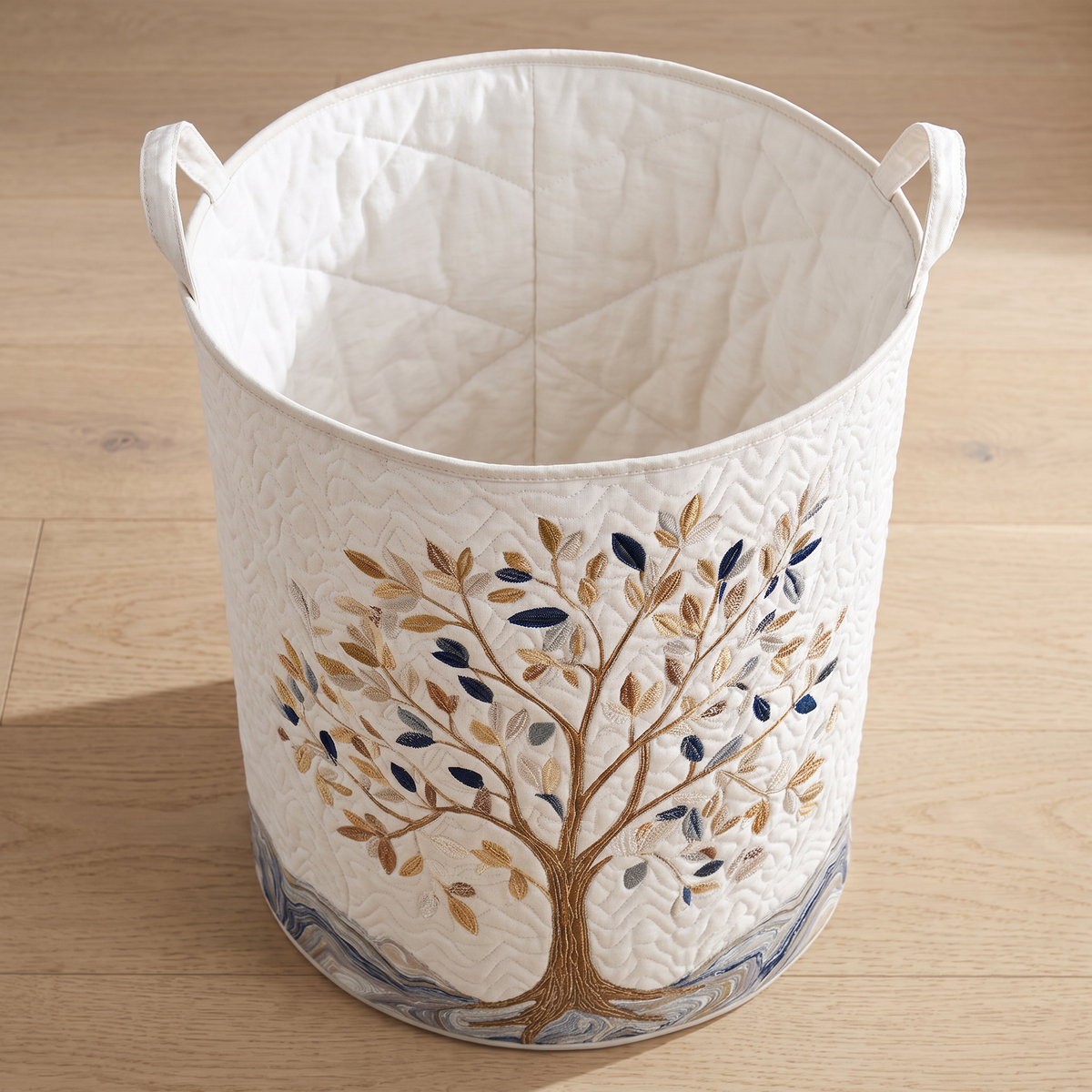 Quilted Laundry Basket - Vital Bloom