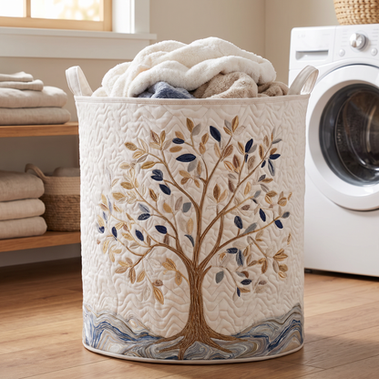 Quilted Laundry Basket - Vital Bloom