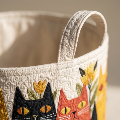 Quilted Laundry Basket - Whisker Corner