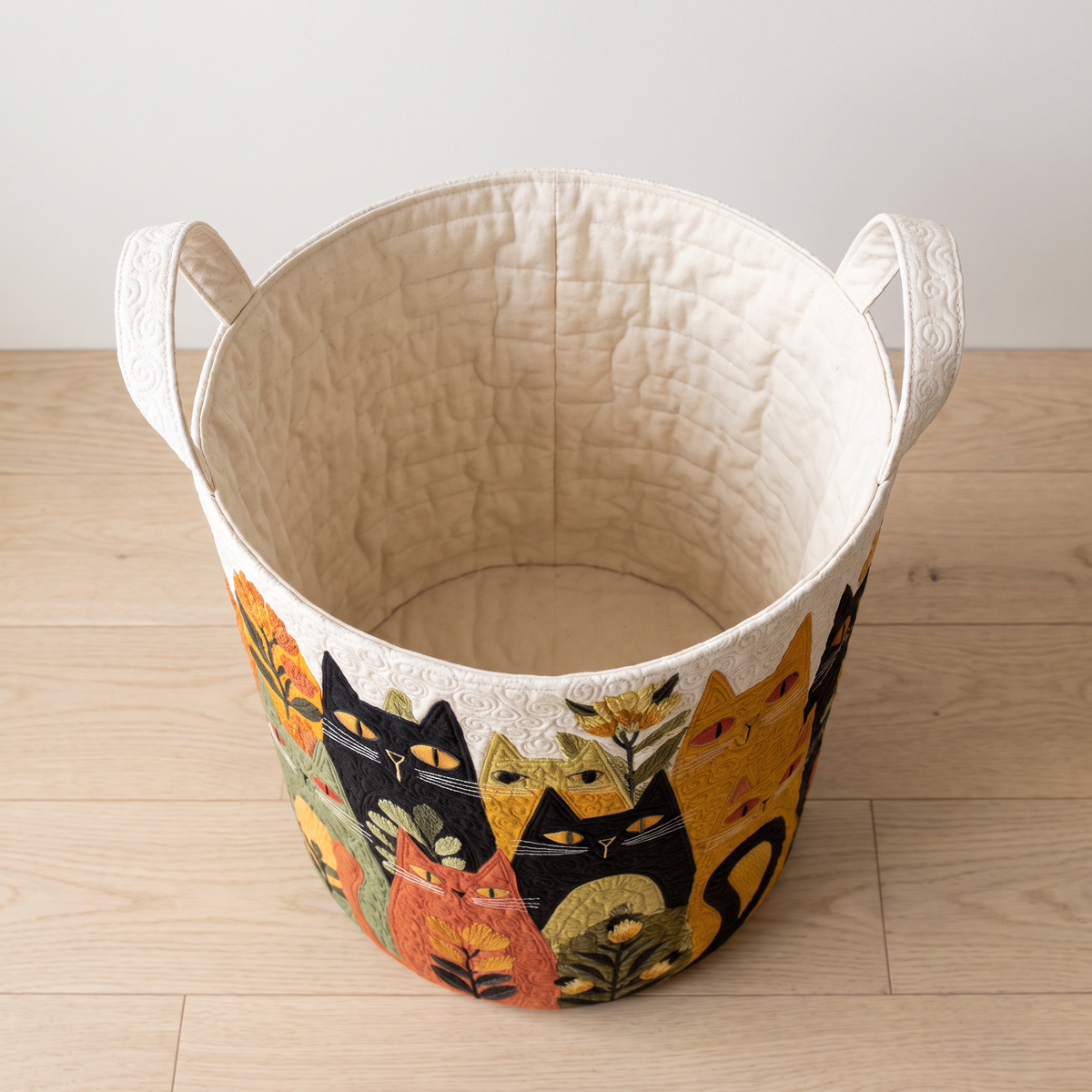 Quilted Laundry Basket - Whisker Corner
